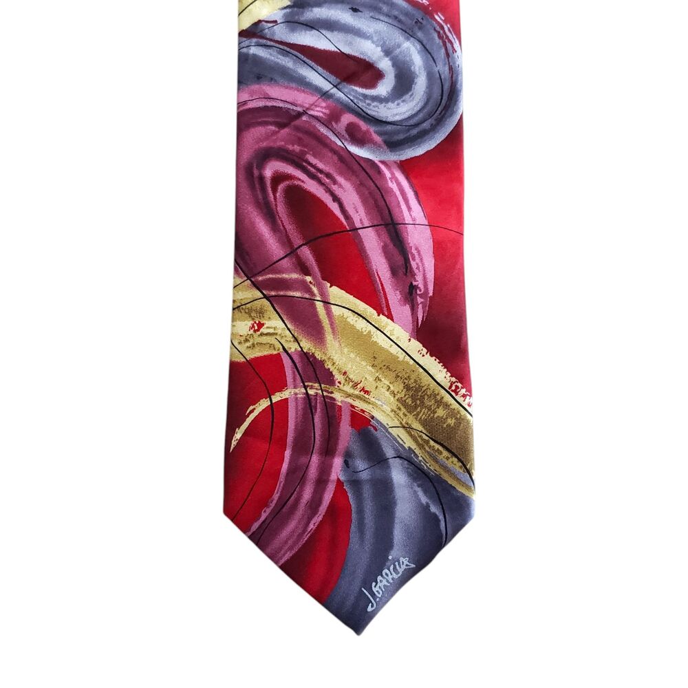 Jerry Garcia Special Edition Snake In Juggling Show 100% Silk Neck Tie Designer
